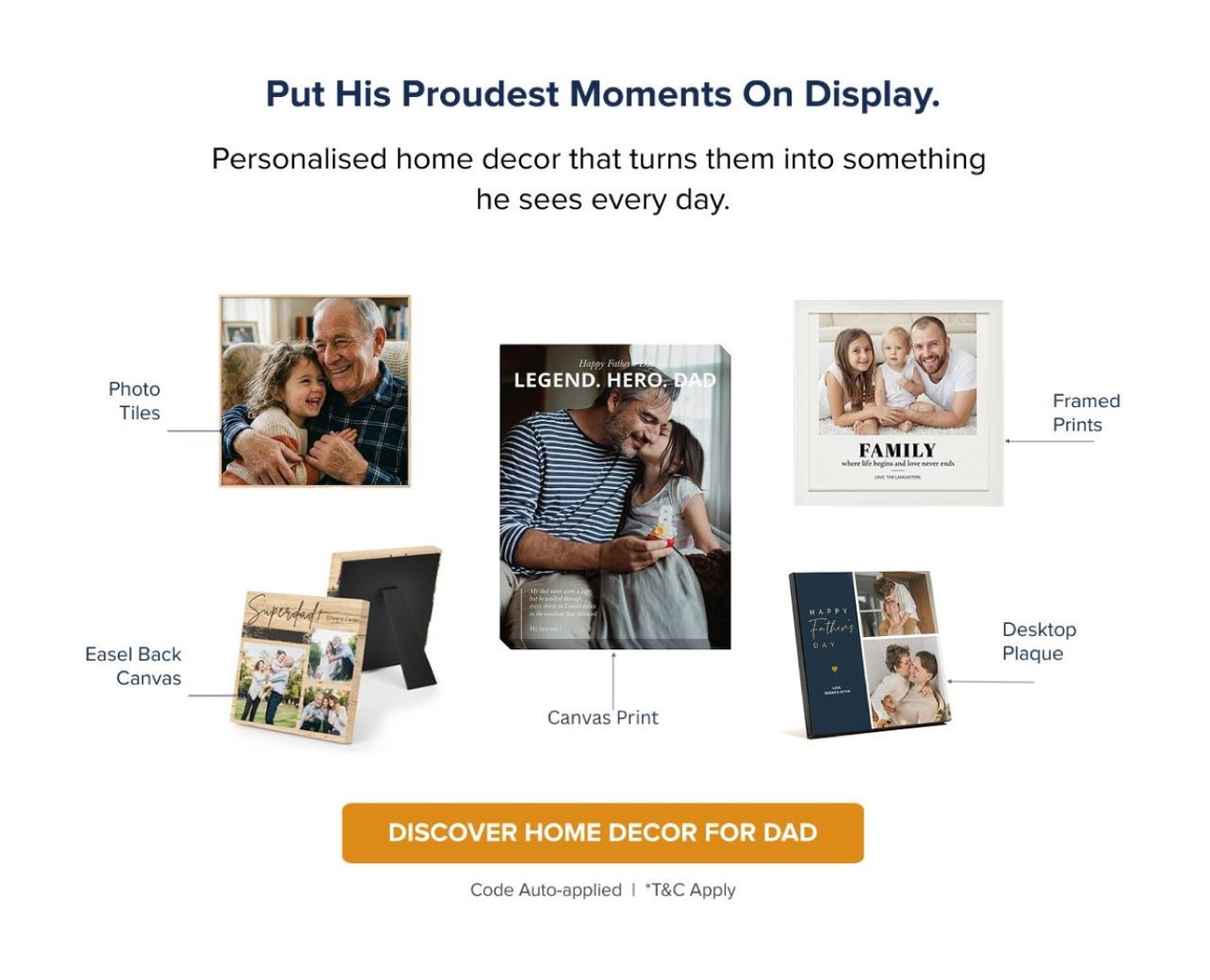Discover Home Decor for Dad